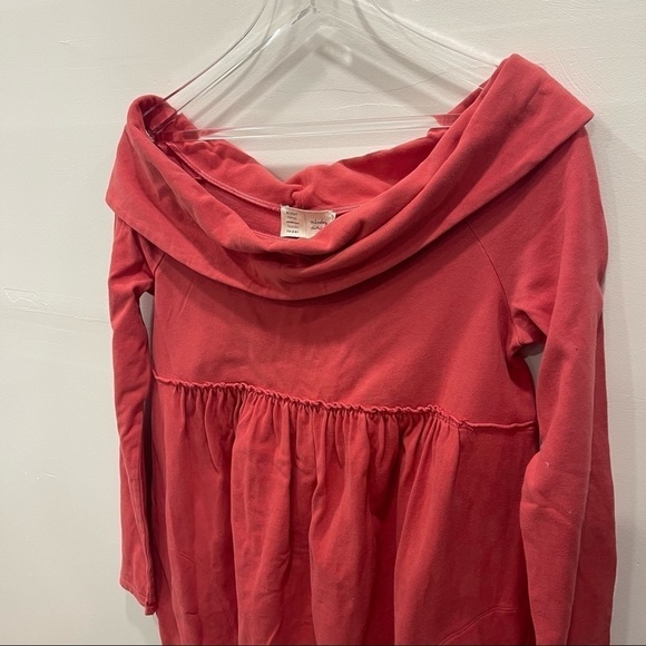 Anthropologie Saturday Sunday Off The Shoulder Cocoon Dress Cotton XS - Picture 4 of 9